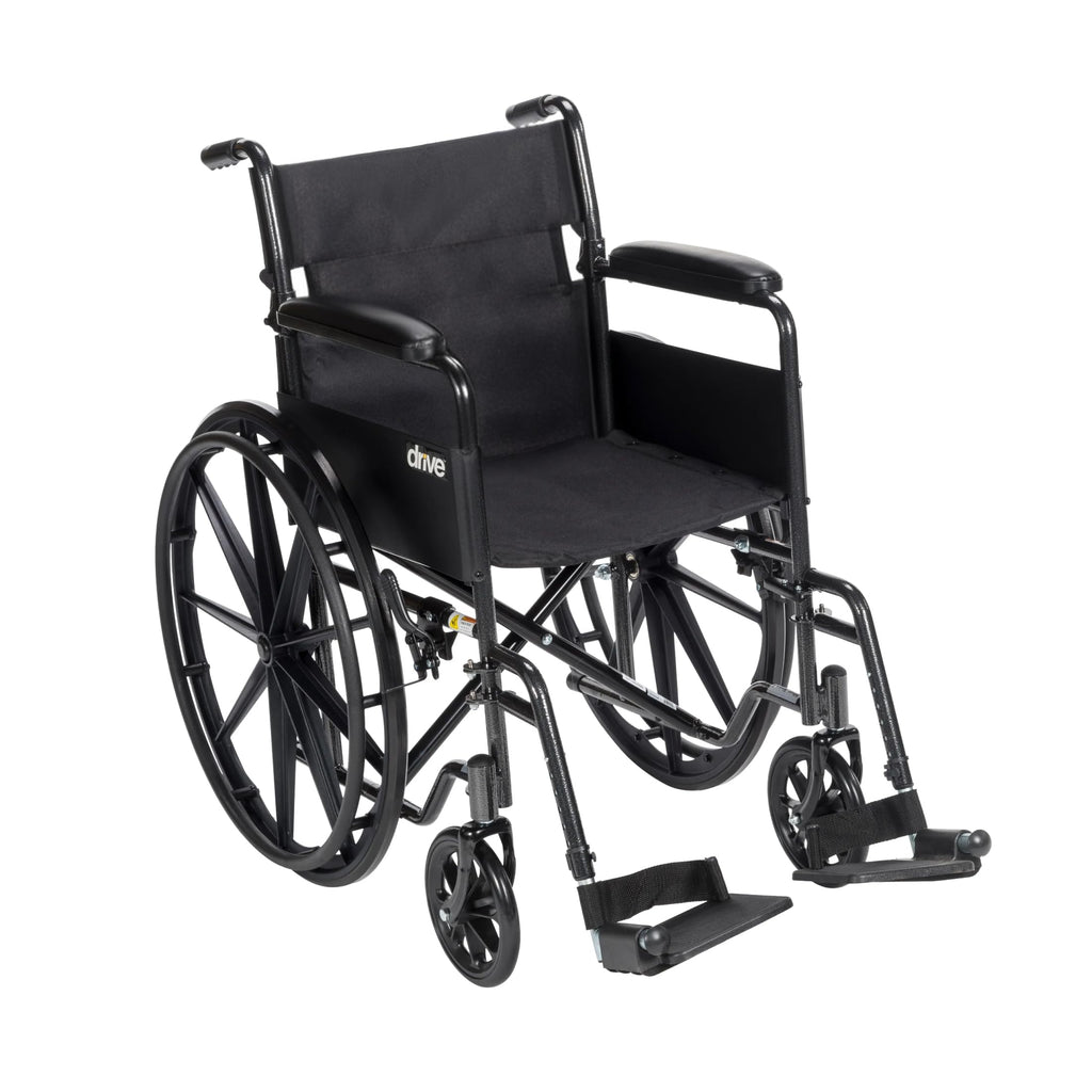 Silver Sport 1 Folding Transport Wheelchair F190591