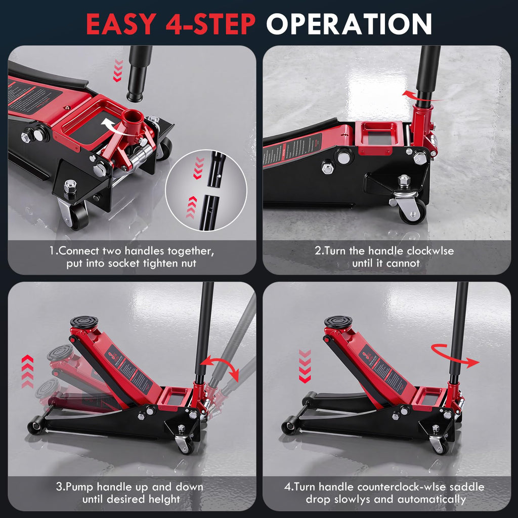 3 Ton Low Profile Hydraulic Floor Jack Q2315