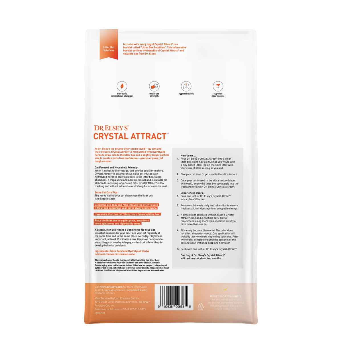 Silica Cat Litter 8lbs F924