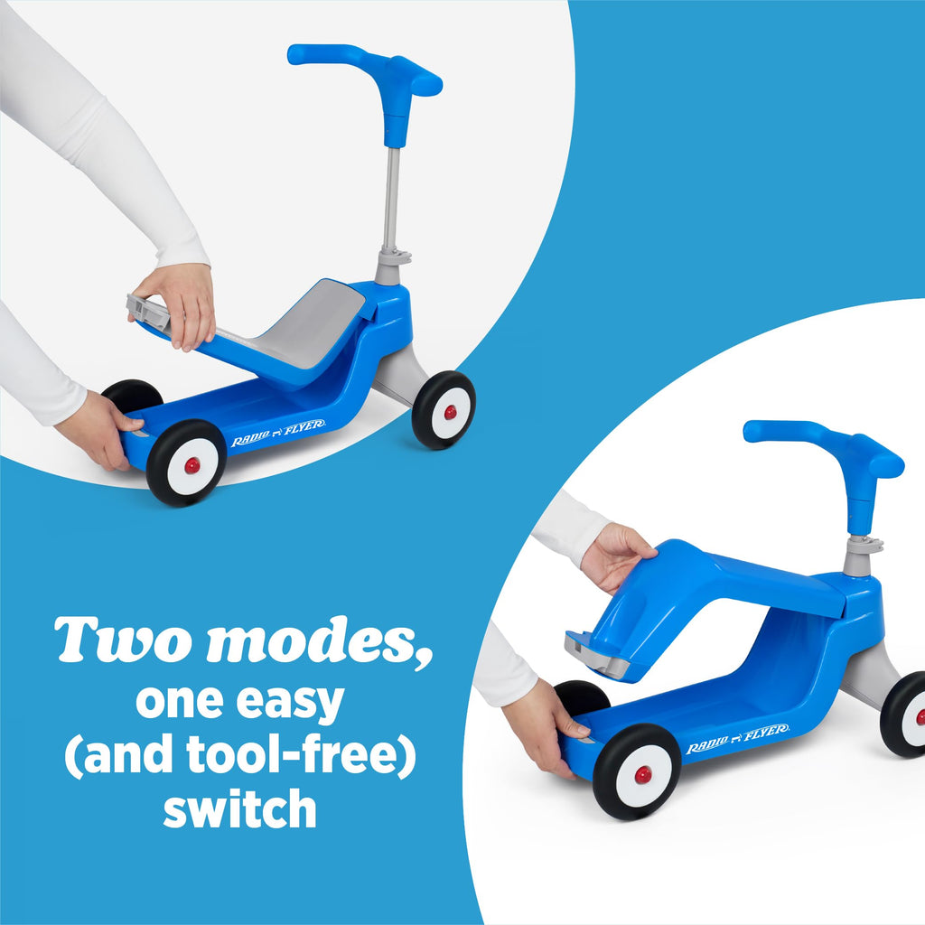 Blue/Red/Pink 4-Wheel Kids Scooter U646696