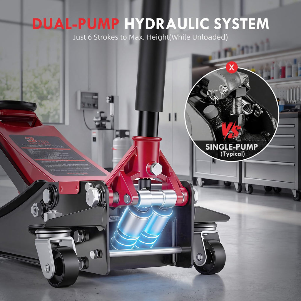 3 Ton Low Profile Hydraulic Floor Jack Q2315