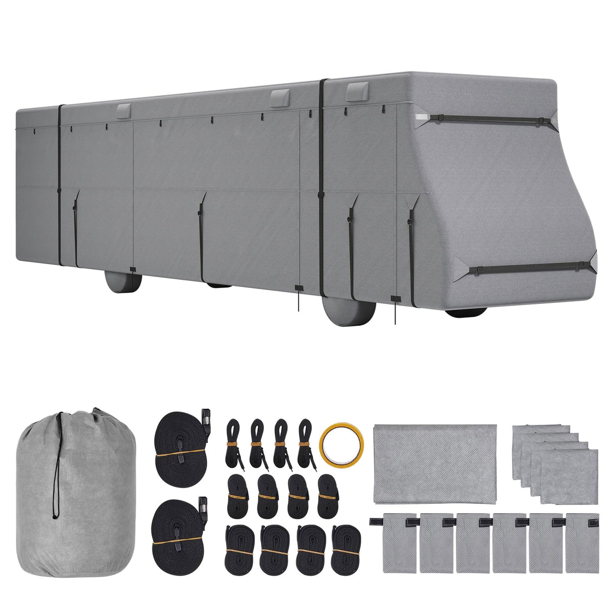 40-43 ft Non-Woven Fabric Waterproof RV Cover with Storage Bag F844