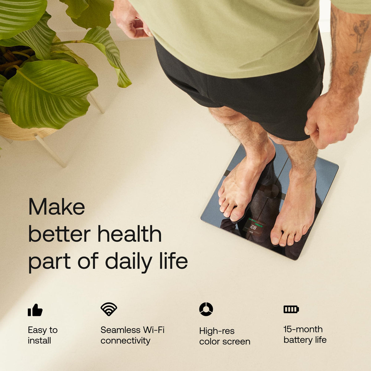 Digital Smart Scale for Body Weight X27889