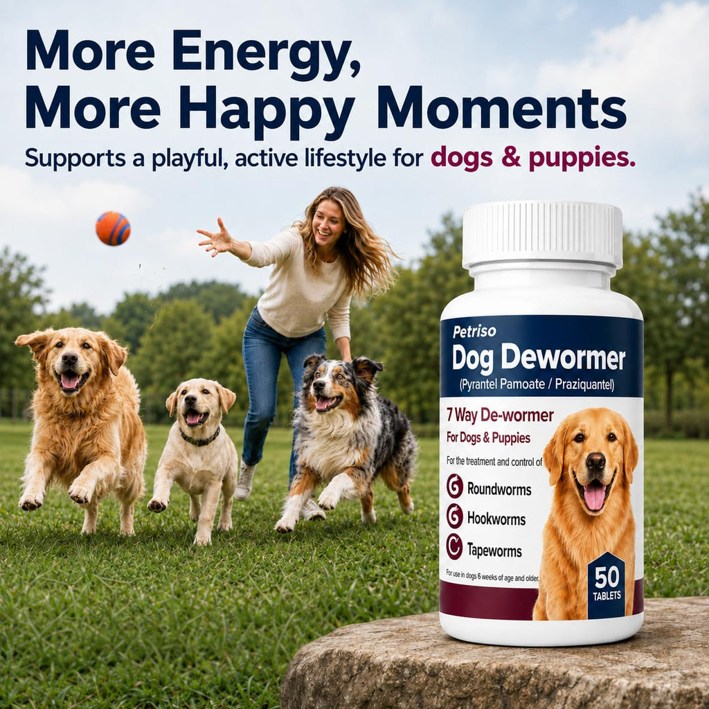 Dewormer for Dogs, 50 Tablets Z858