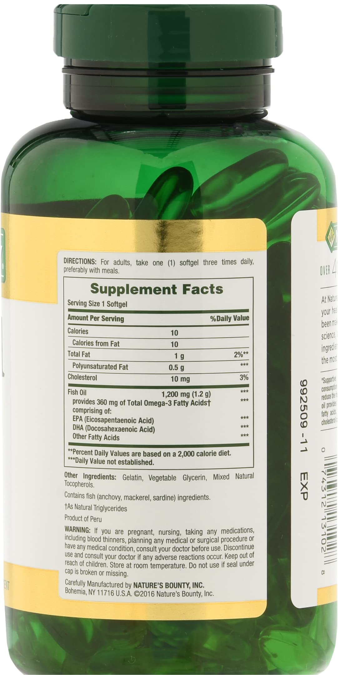 Fish Oil 200 Count S91346