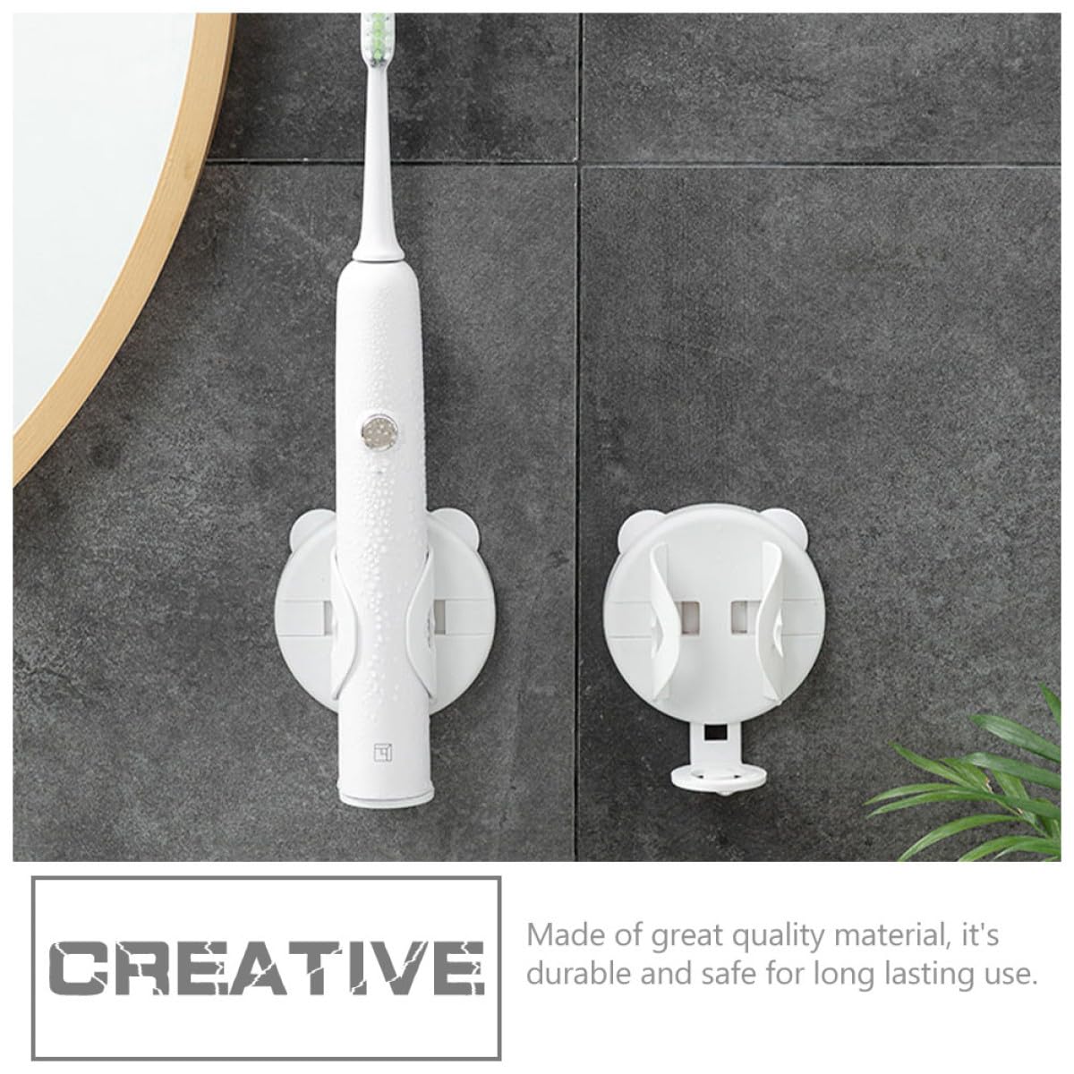 Wall Mounted Electric Toothbrush Rack Q740