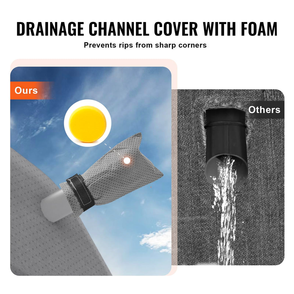 40-43 ft Non-Woven Fabric Waterproof RV Cover with Storage Bag F844