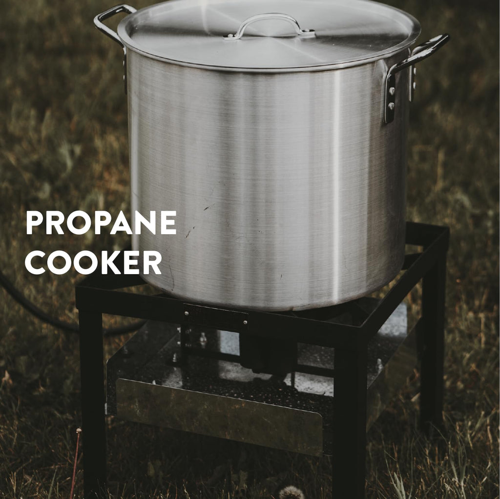Seafood Boil Kit with Propane Burner and 60Qt Pot with Basket V998