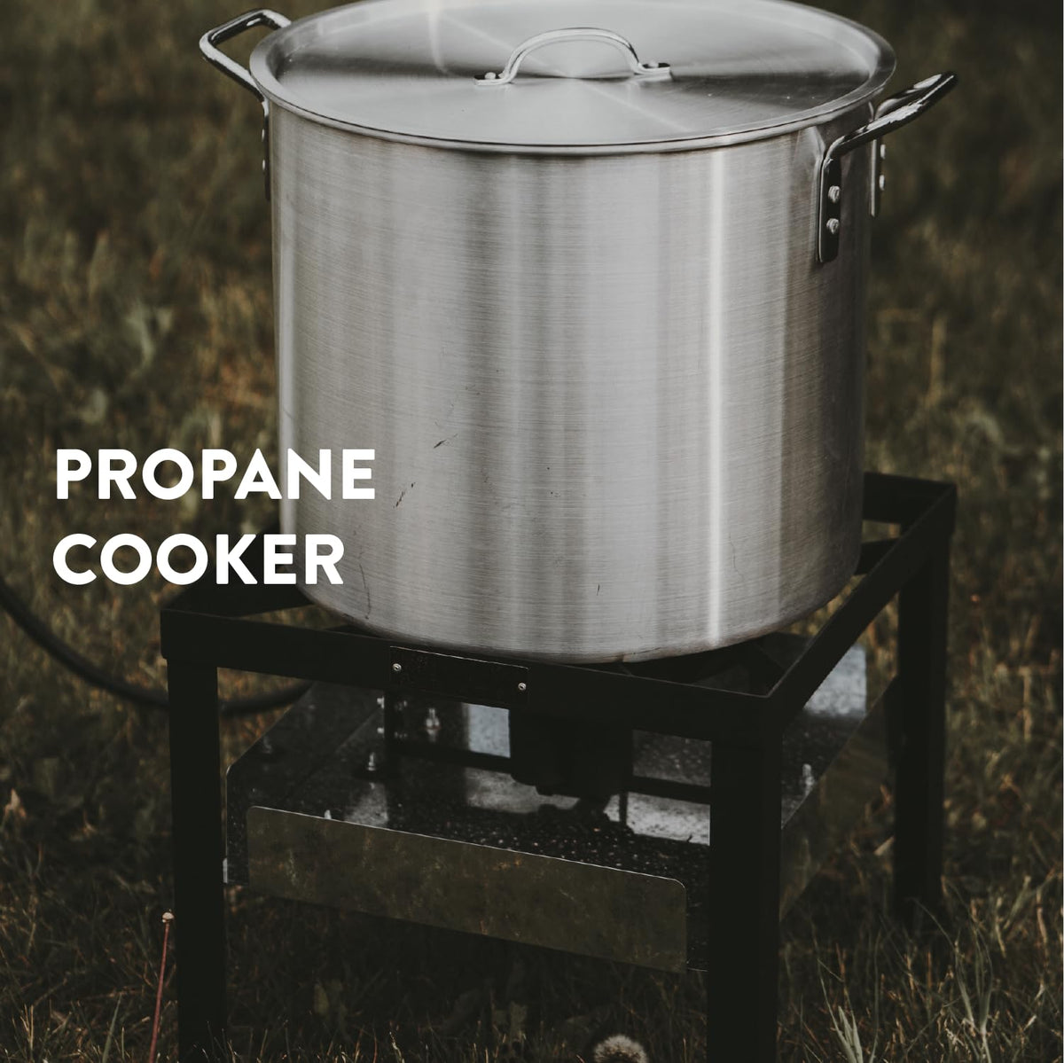 Seafood Boil Kit with Propane Burner and 60Qt Pot with Basket V998