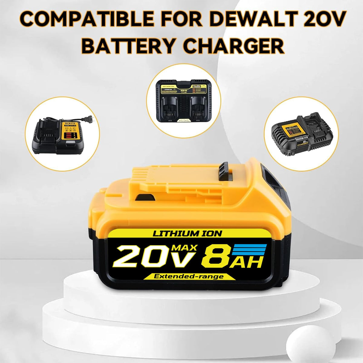 8.0Ah 20V Replacement Battery N3969