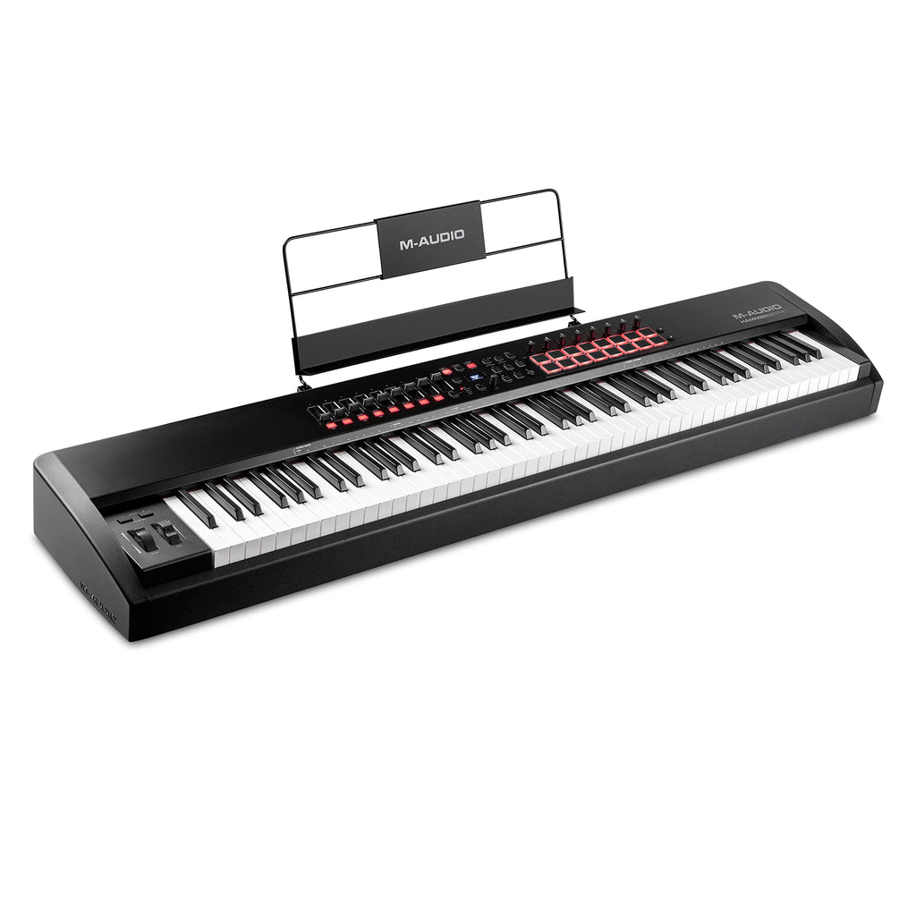 88 Key USB MIDI Keyboard Controller with Weighted Hammer Action Keys R377