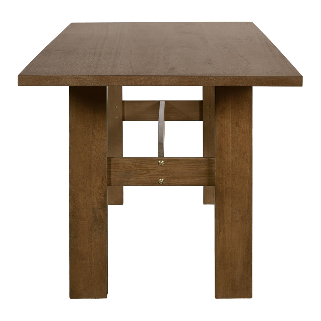 7-Piece Rubber Wood Dining Table Set with Chairs R86401
