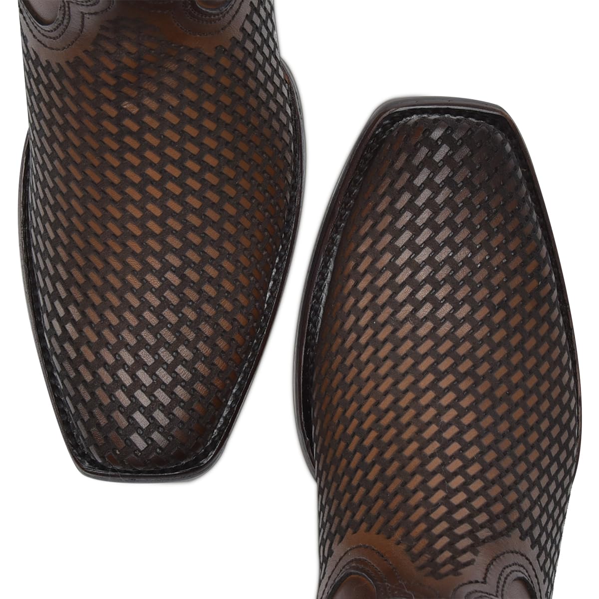 Western Boot Genuine Bovine Leather Side Zip Honey B379399