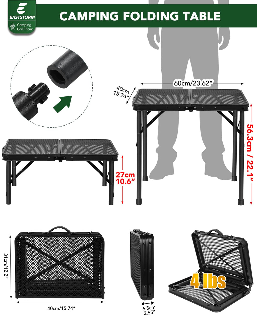 2 Ft Folding Camping Table C99968