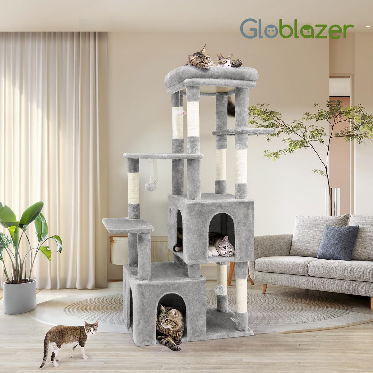 Light Grey Cat Tree P424796