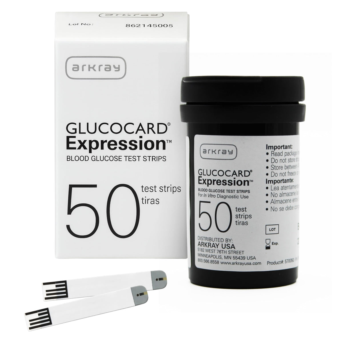 Glucose Test Strips, 50 Count U118831