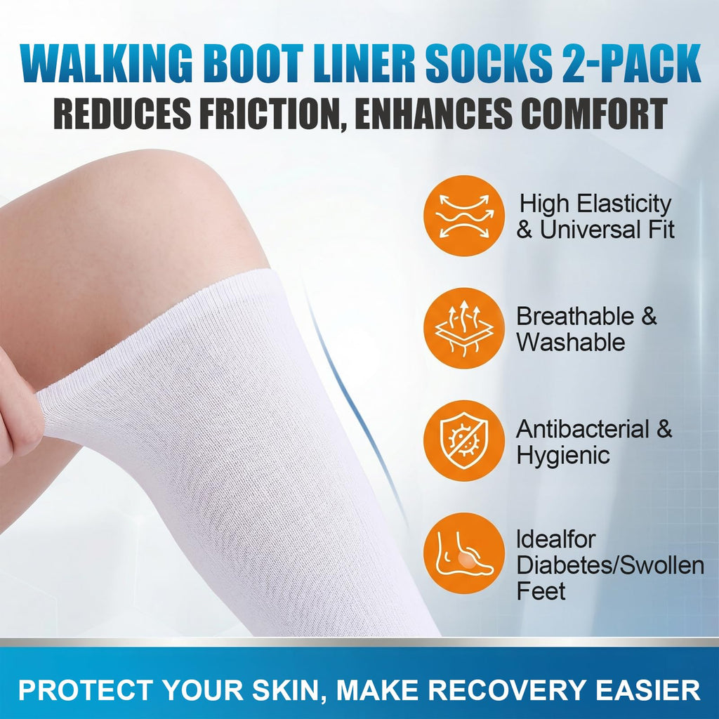 Inflatable Walker Fracture Boot with Replacement Sock Liner (Medium) E5630