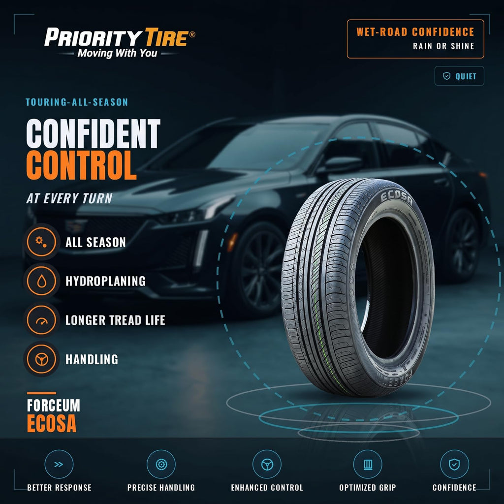 All-Season Touring Radial Tire 205/65R15 94V Black Side Wall I3490