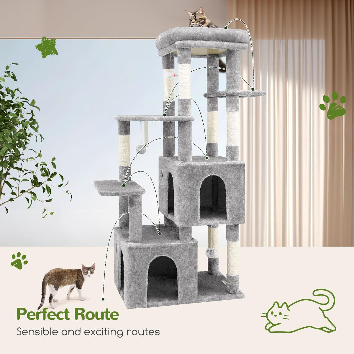 Light Grey Cat Tree P424796