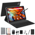 10 inch Android Tablet with Keyboard, 128GB ROM 16GB RAM, Black L19925