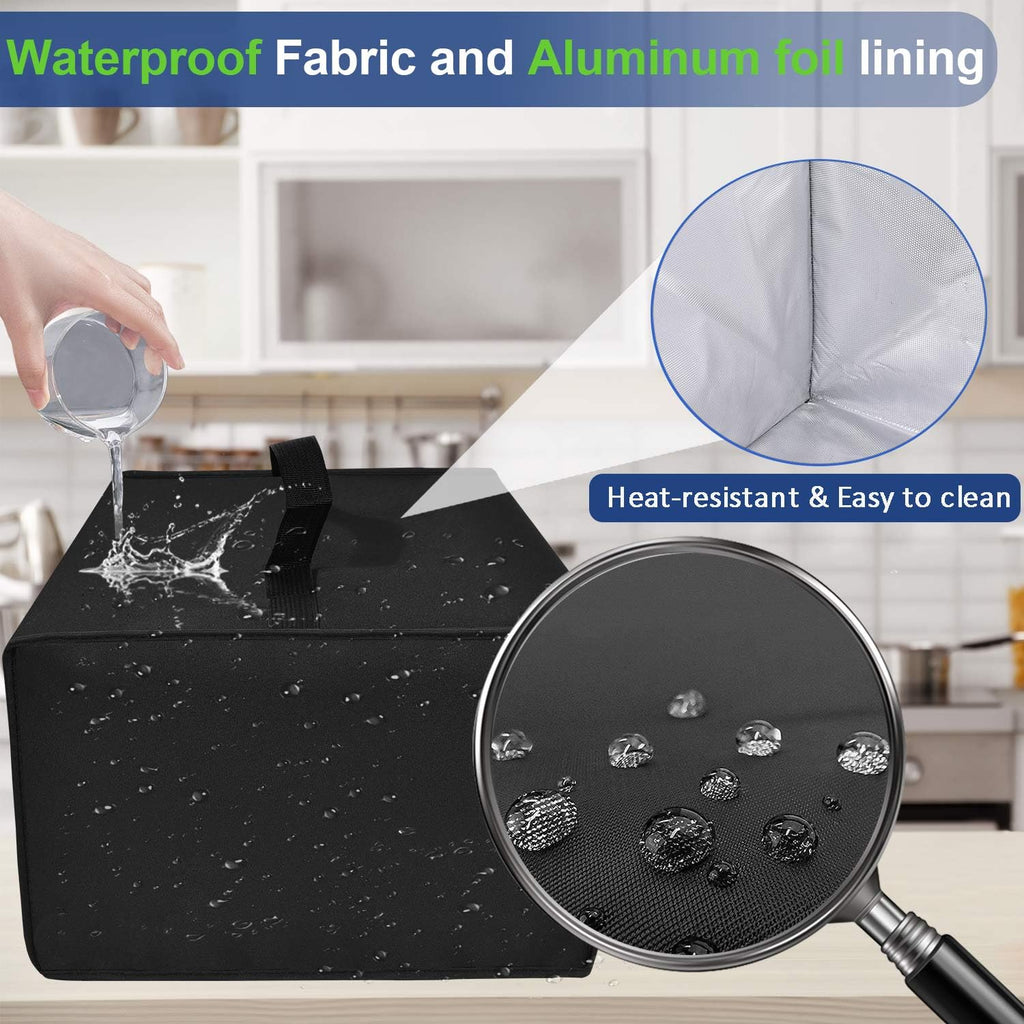 Black Coffee Maker Cover P7422