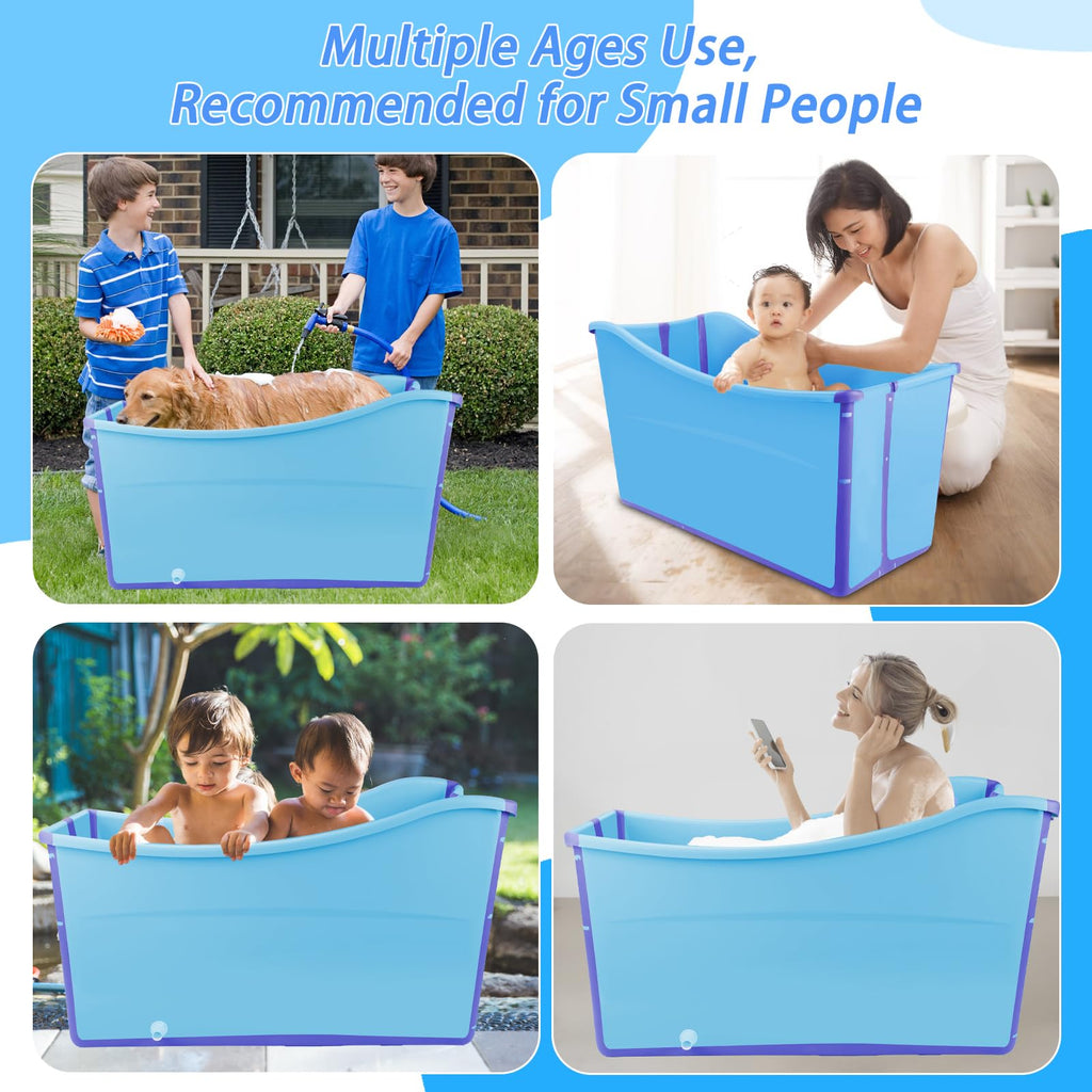 Collapsible Extra Large Dog Bathtub with Drainage Pipe H458