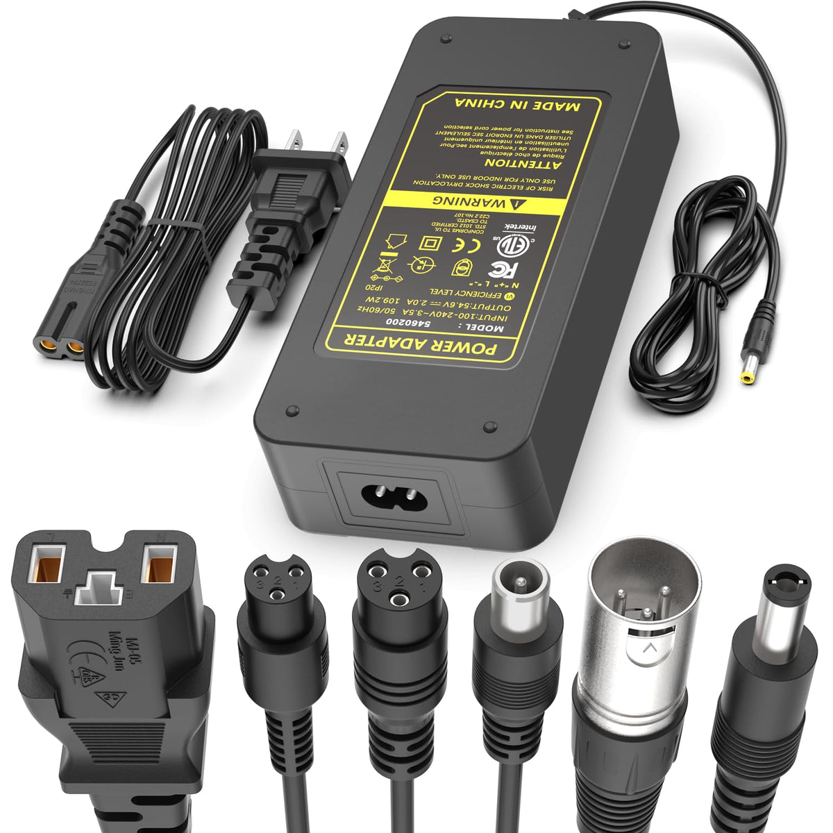 54.6V 2A Electric Bike Charger for 48V Lithium Battery L623