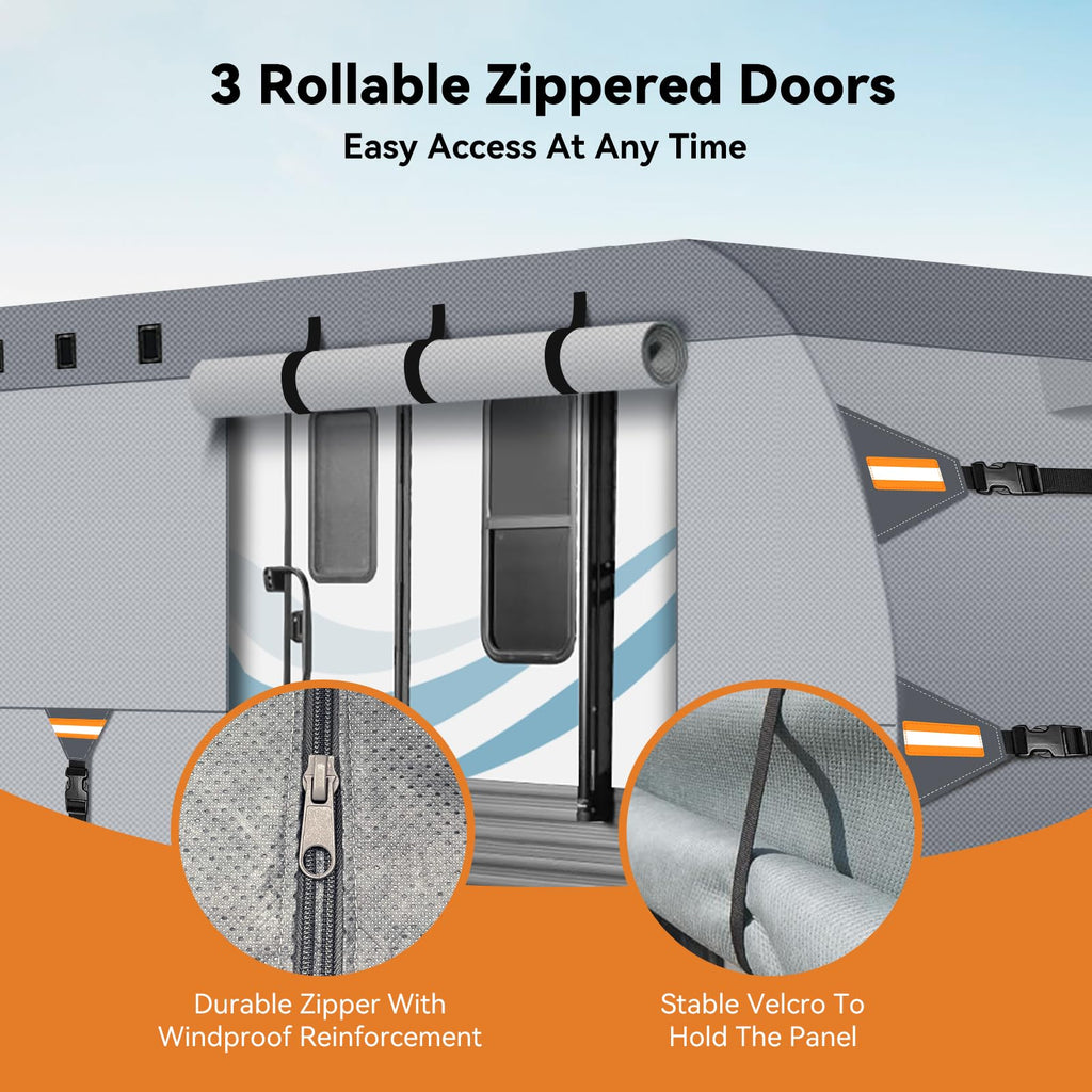 14-16 FT Heavy Duty 8-Layer Camper Cover O10106