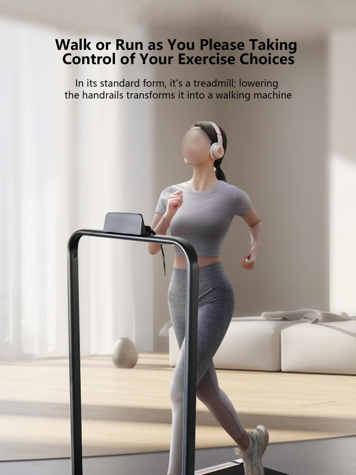 3-in-1 Under Desk Treadmill with Incline P34884