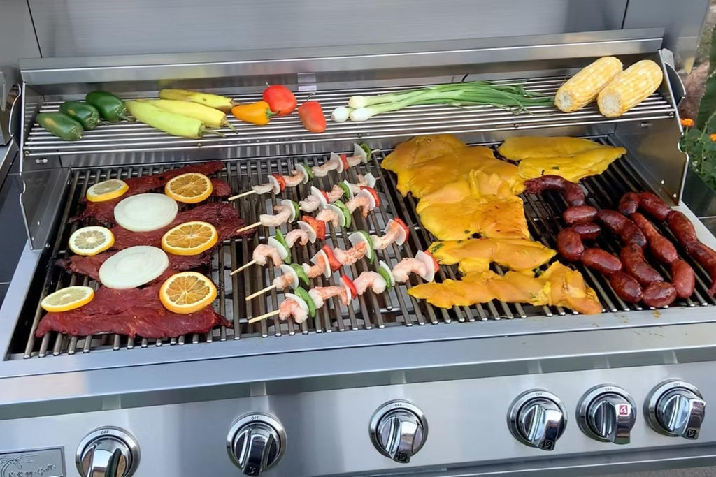 5 Burner Built-In Stainless Steel Propane Gas Grill with Back Burner H43810