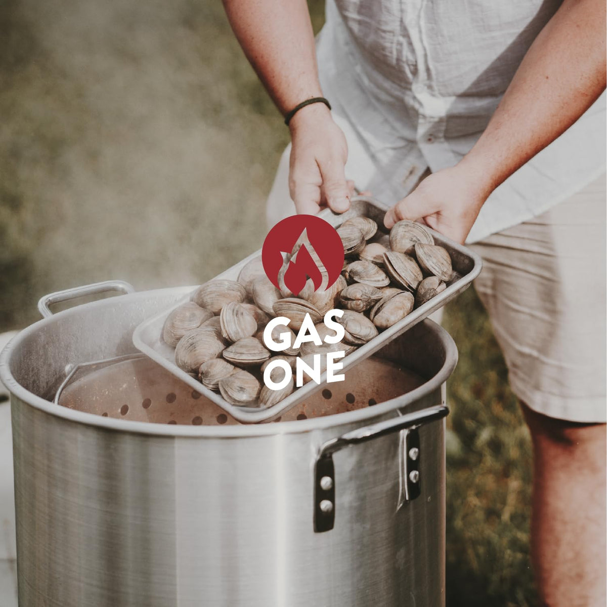 Seafood Boil Kit with Propane Burner and 60Qt Pot with Basket V998