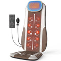 Shiatsu Back Massager with Heat, 2 Vibration Motors, PU Leather L68533