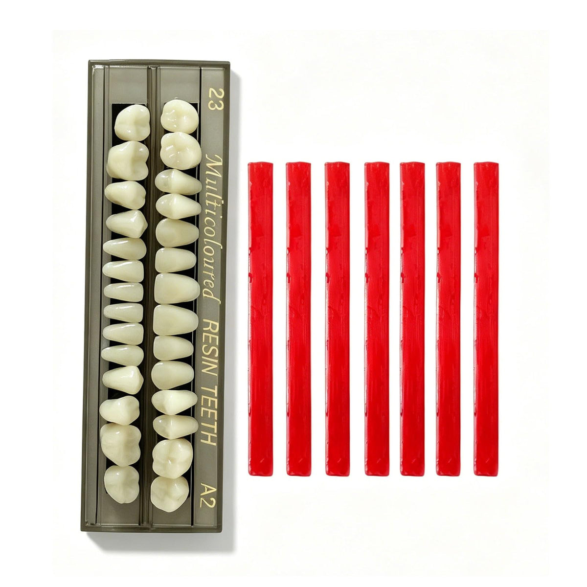 28 Pcs False Teeth Dentures Repair Kit C79988