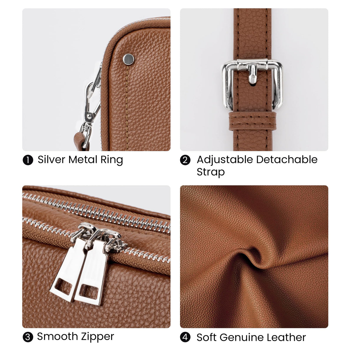 Genuine Leather Crossbody Bags X23788