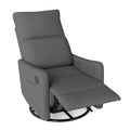 Dark Gray Swivel Rocker Recliner Chair P359036