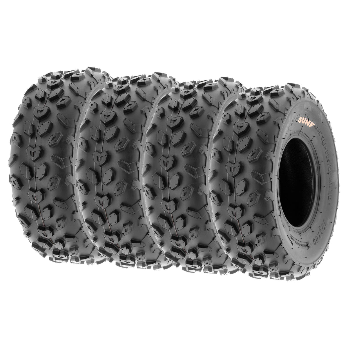 19x7-8 Tubeless 6 Ply Set of 4 K991