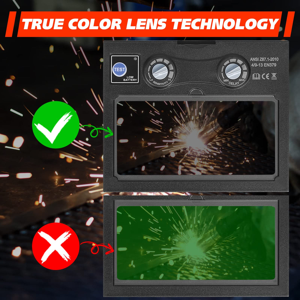 Auto Darkening Welding Lens D277