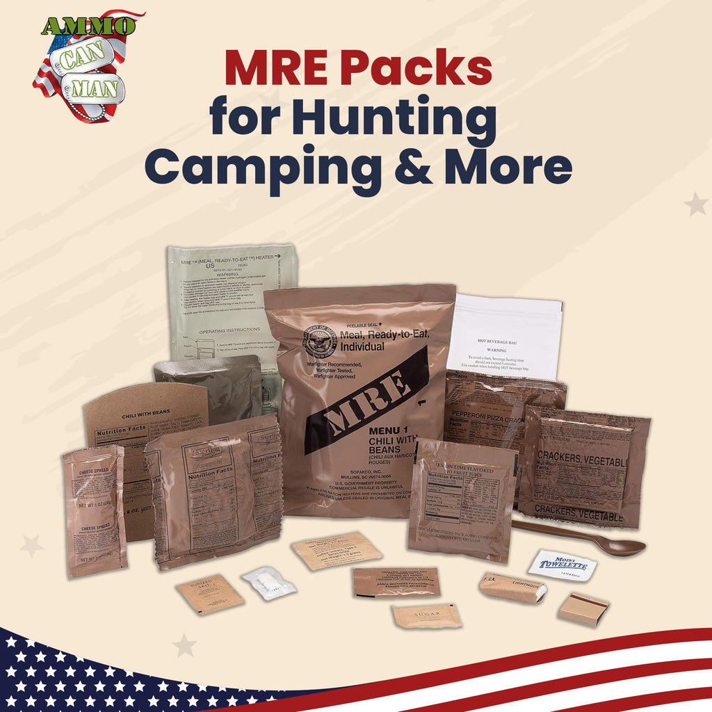 US Military MRE Case Menus 1-12 S650