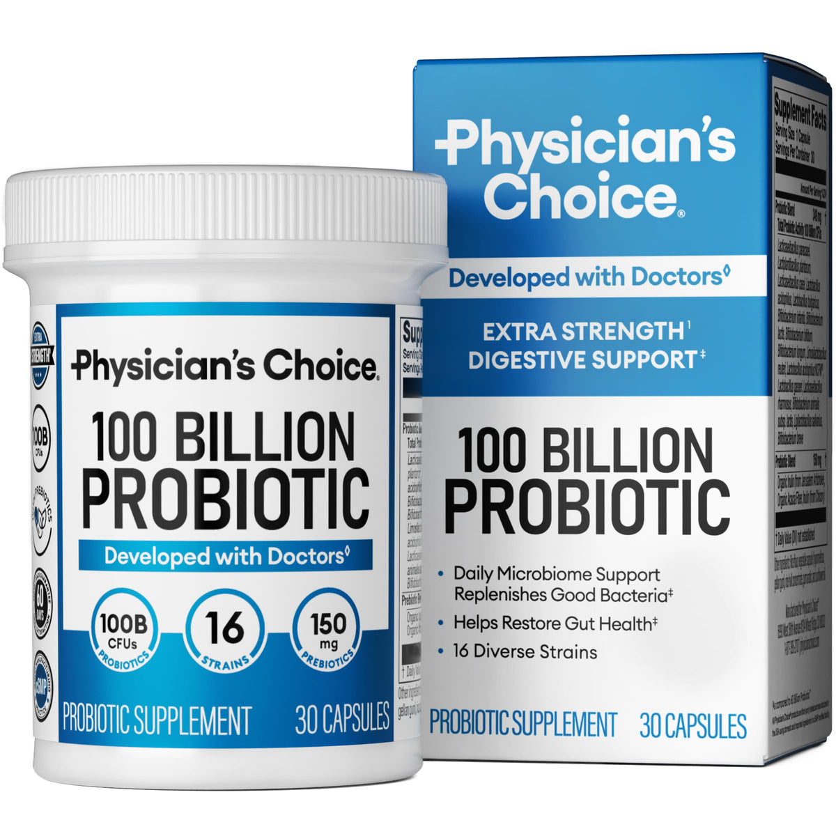100 Billion 16 Strains Probiotic with Prebiotics A22671