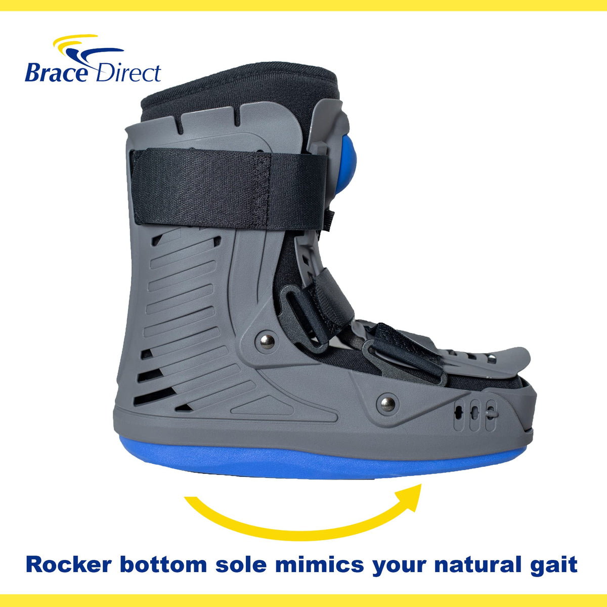 Lightweight Short Air Walking Boot with Toe Guard H421