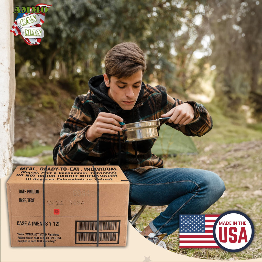 US Military MRE Case Menus 1-12 S650