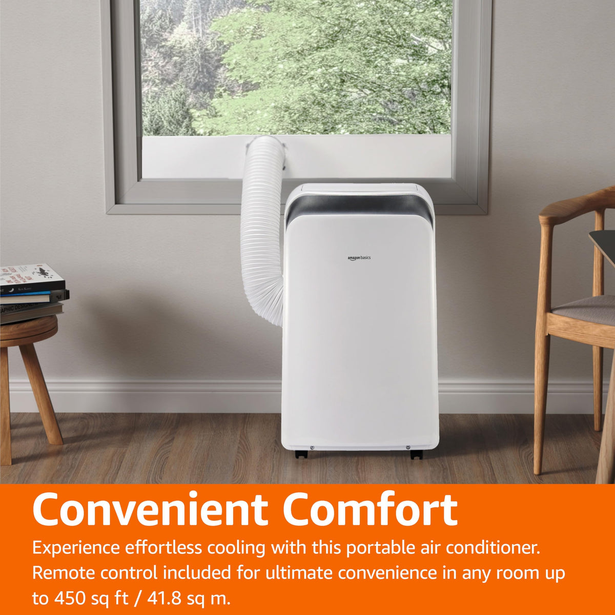 3-In-1 Portable Air Conditioner with Remote, 10000 BTU, White J4239