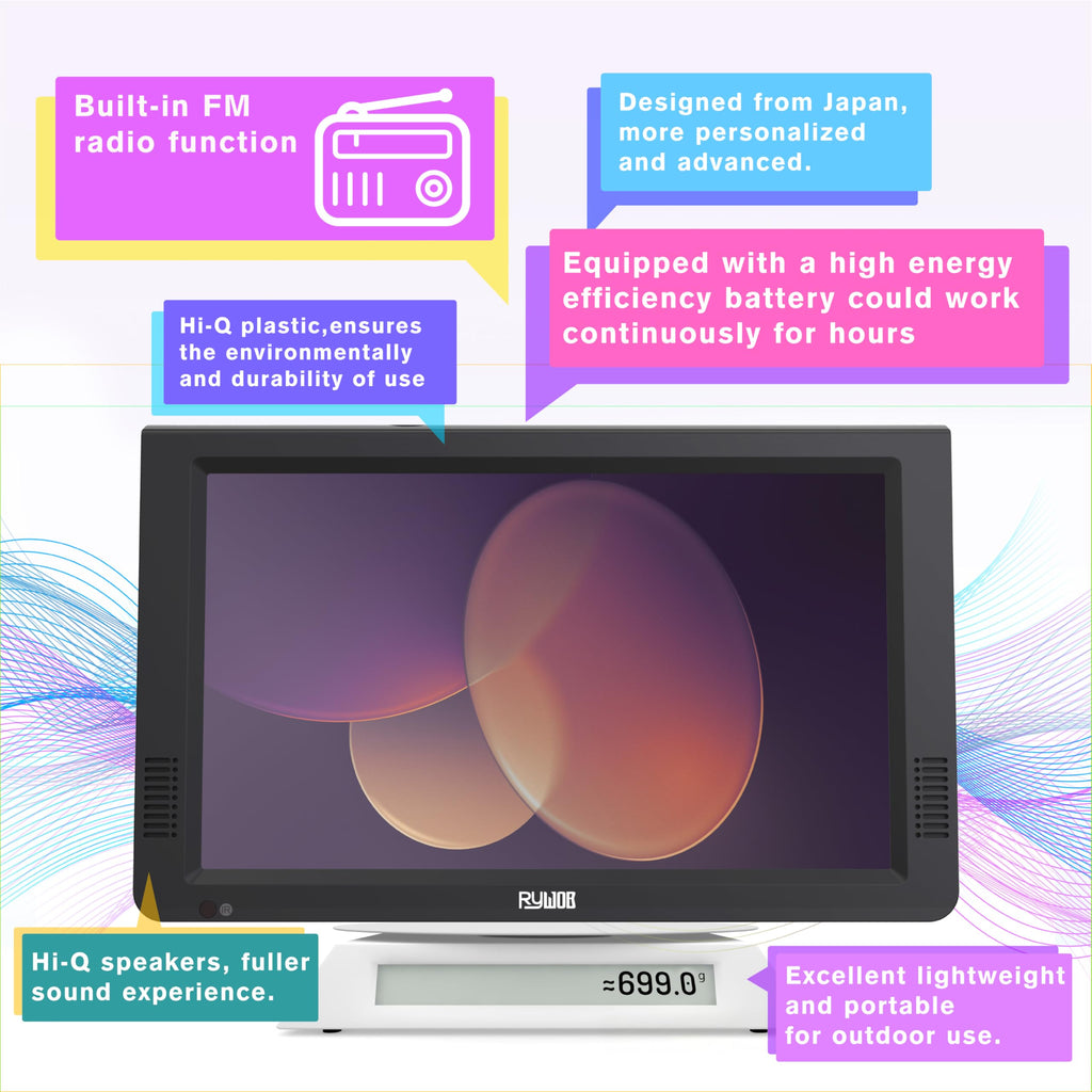 Portable Digital TV with Antenna Y241109