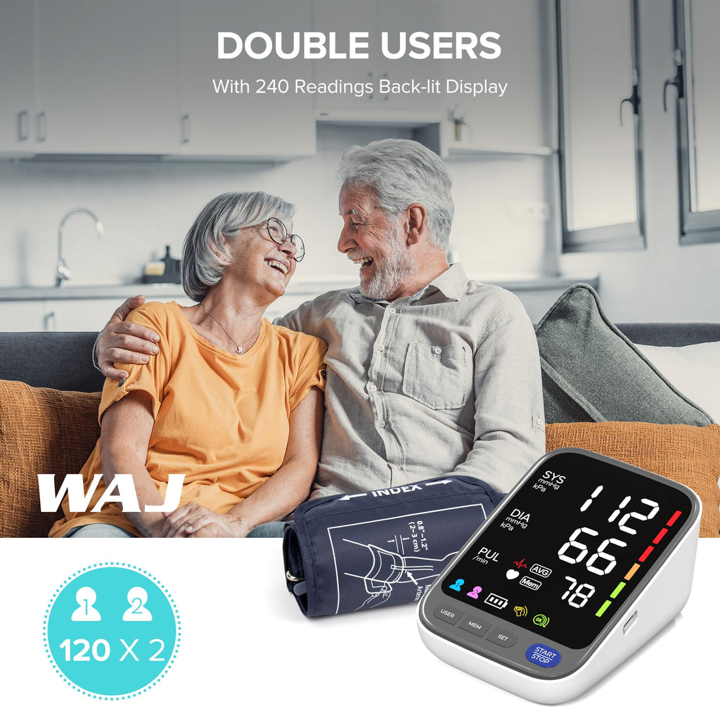 Blood Pressure Monitor Large Cuff White Z678
