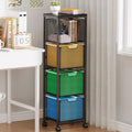 4 Drawers Black File Cabinet S363407
