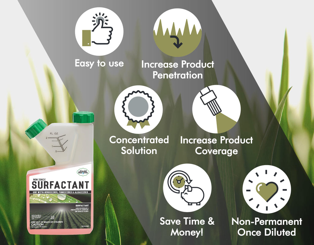 Non-Ionic Surfactant 16 Ounces and 2,4-D MCPA Dicamba Lawn Weed Killer 32 Ounces O717