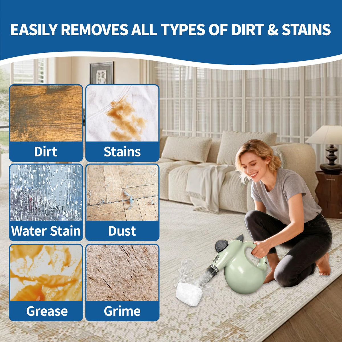 16-Pack Universal Microfiber Cloths, Handheld Steam Cleaner Attachments Z32127