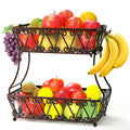 2-Tier Countertop Fruit Basket Bowl Storage G647966