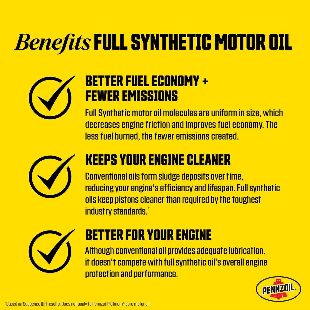 Full Synthetic 5W-30 Motor Oil, 5 Quart E403427