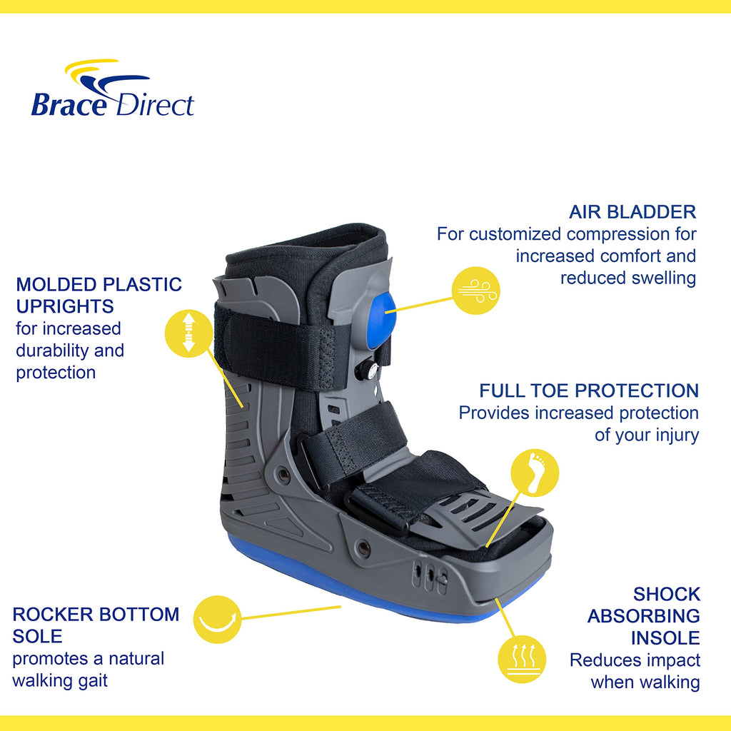 Lightweight Short Air Walking Boot with Toe Guard H421